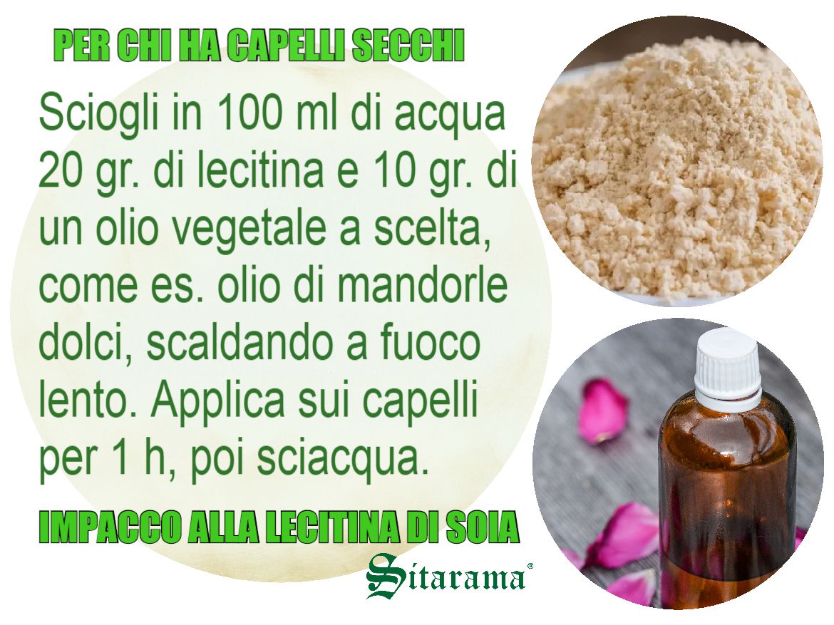 Per i capelli secchi: la lecitina